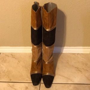 Bellini Victoria multicolored suede boots